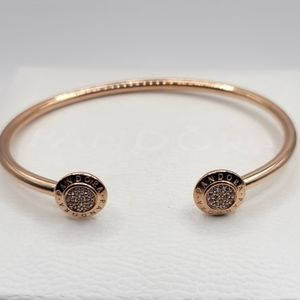 Authentic Pandora Rose Open Bangle Bracelet